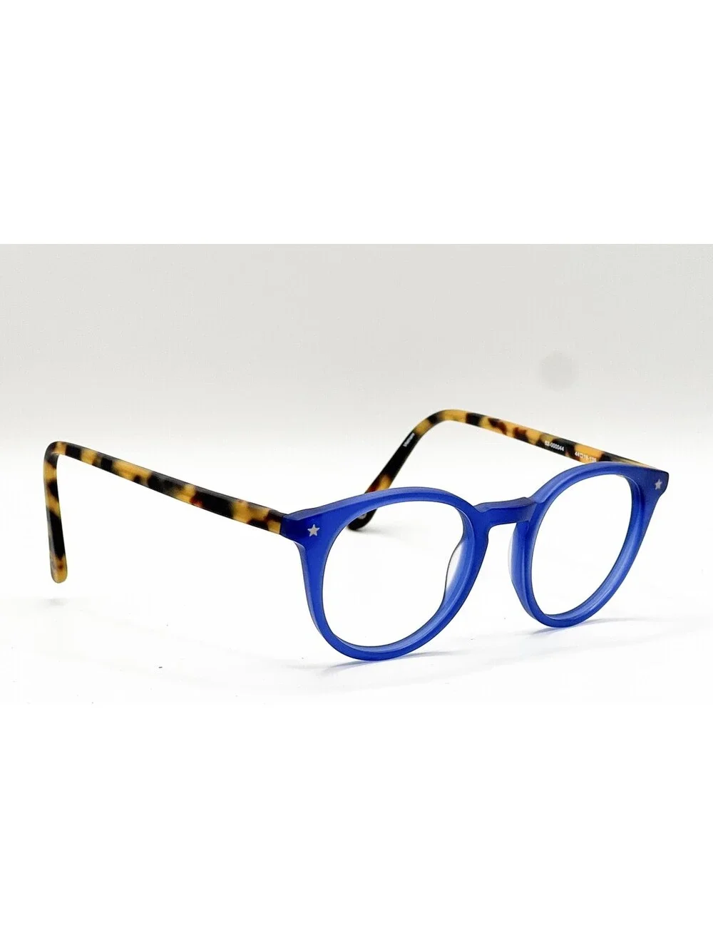 Muse 52-000044 Blue Tortoise Rectangle Authentic Eyeglass Frames 44-19-135